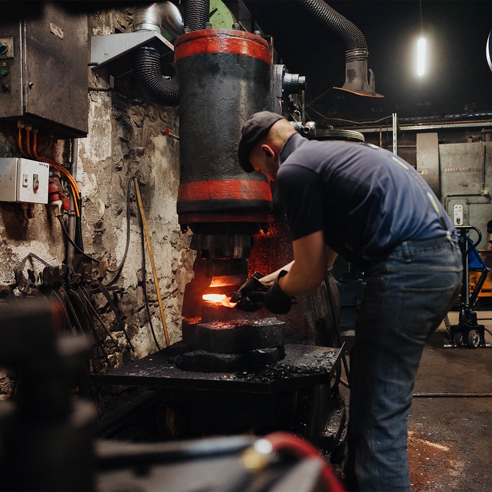 Produktionsbild in der Werkstatt