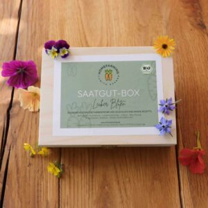 Bio-Saatgutbox "Essbare Blüten"
