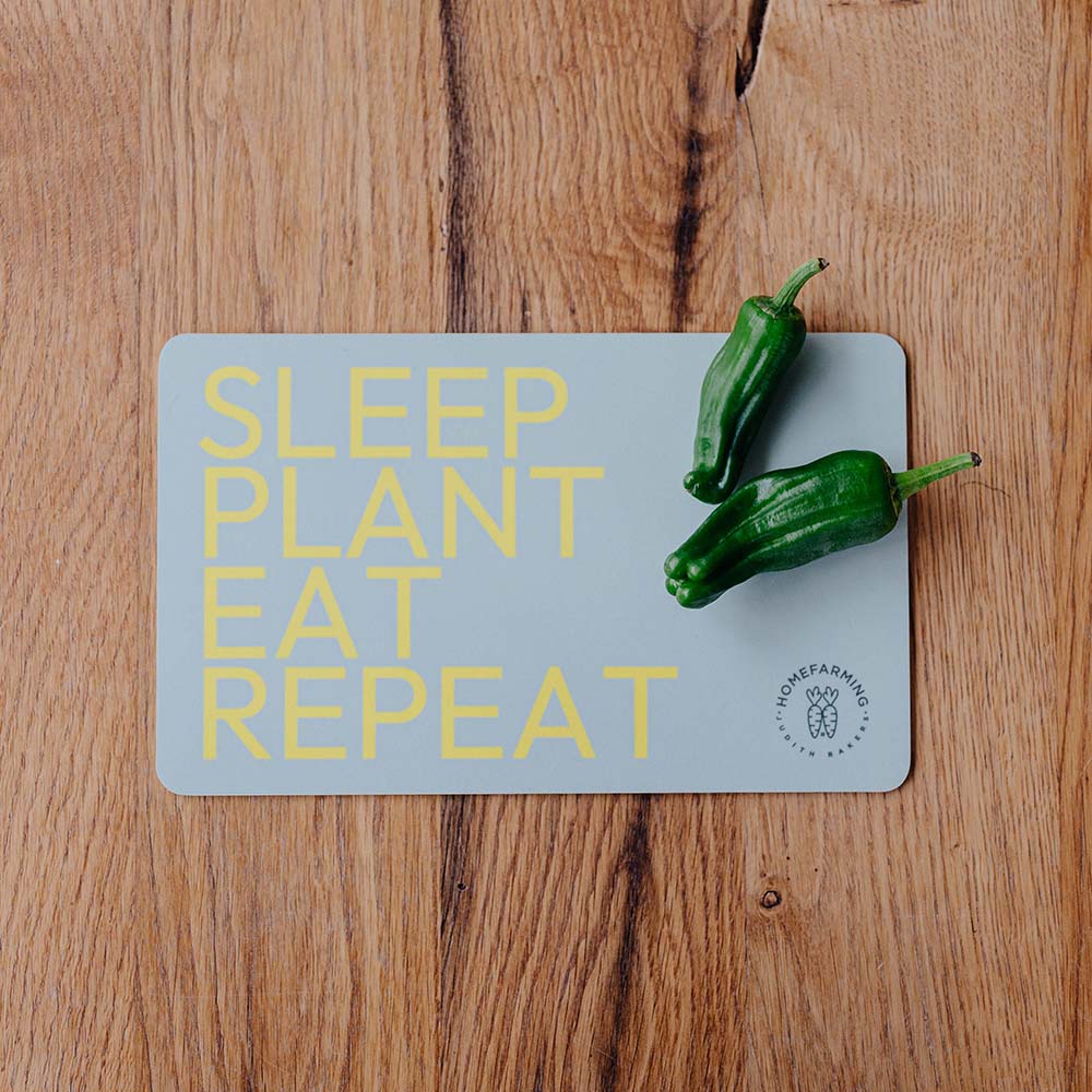 Frühstücksbrettchen "Sleep Plant Eat Repeat"