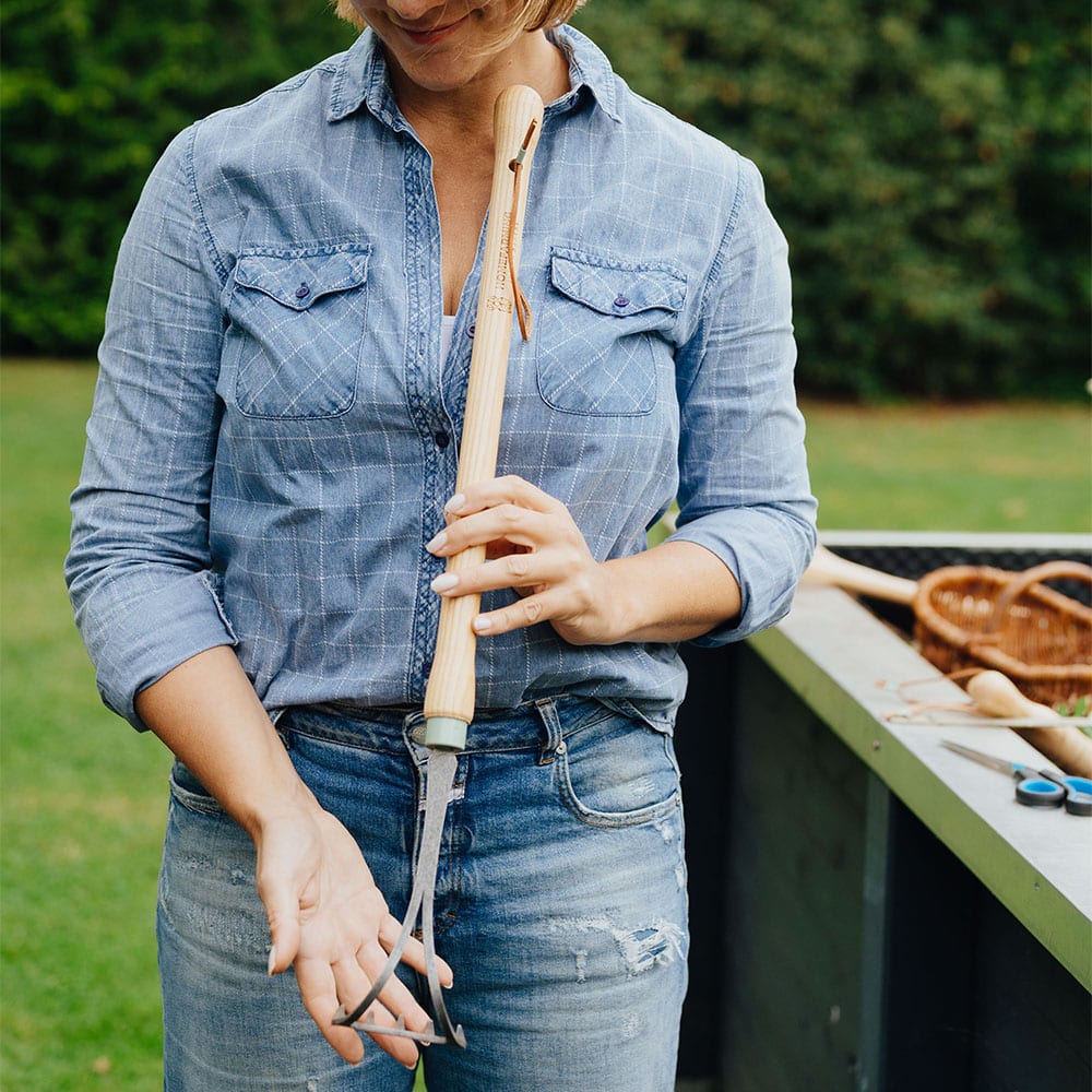 Hochbeet-Harke ganz mit Judith