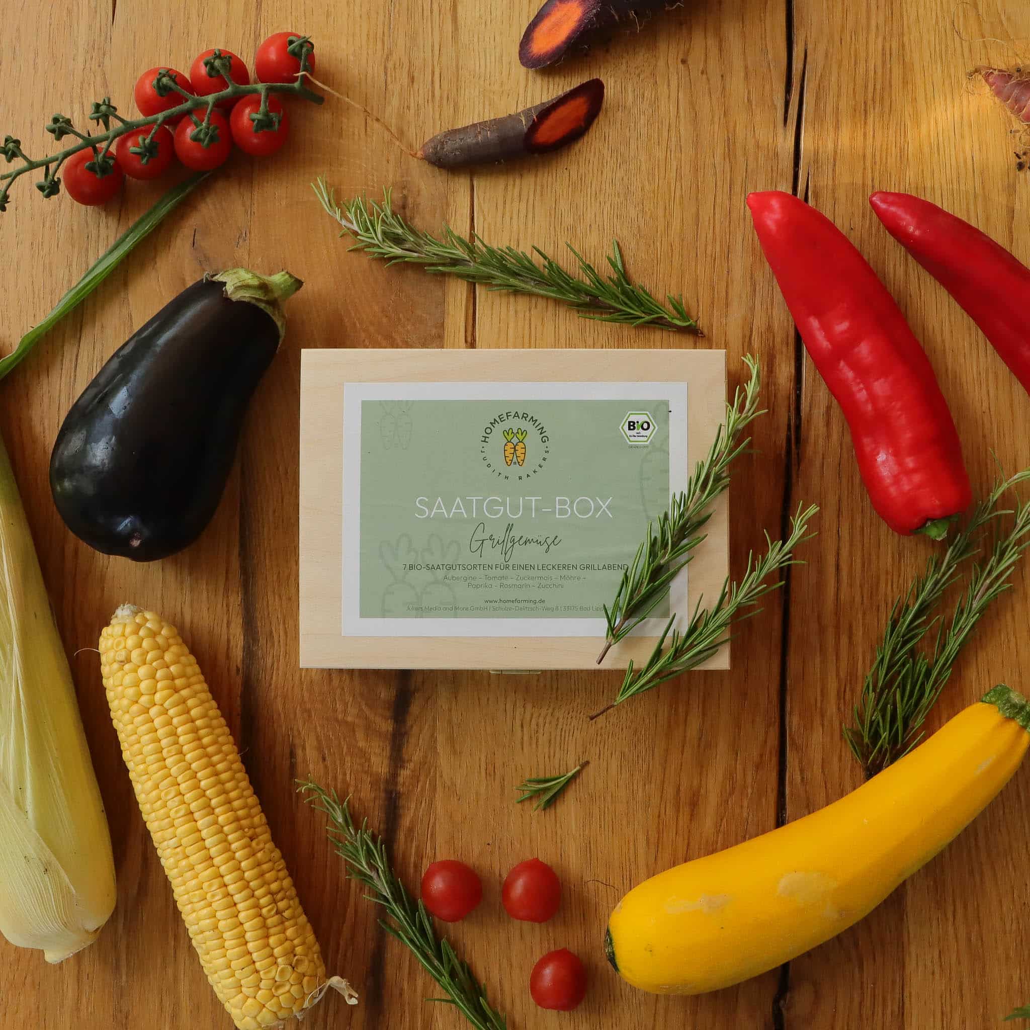 Bio-Saatgutbox Grillgemüse Header