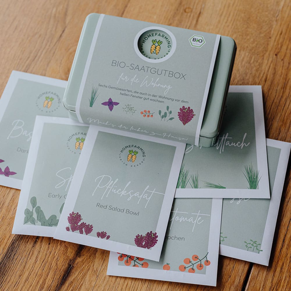 Bio-Saatgutbox für die Wohnung