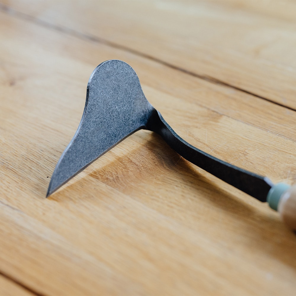 Unkraut-Sichelhacke im Detail