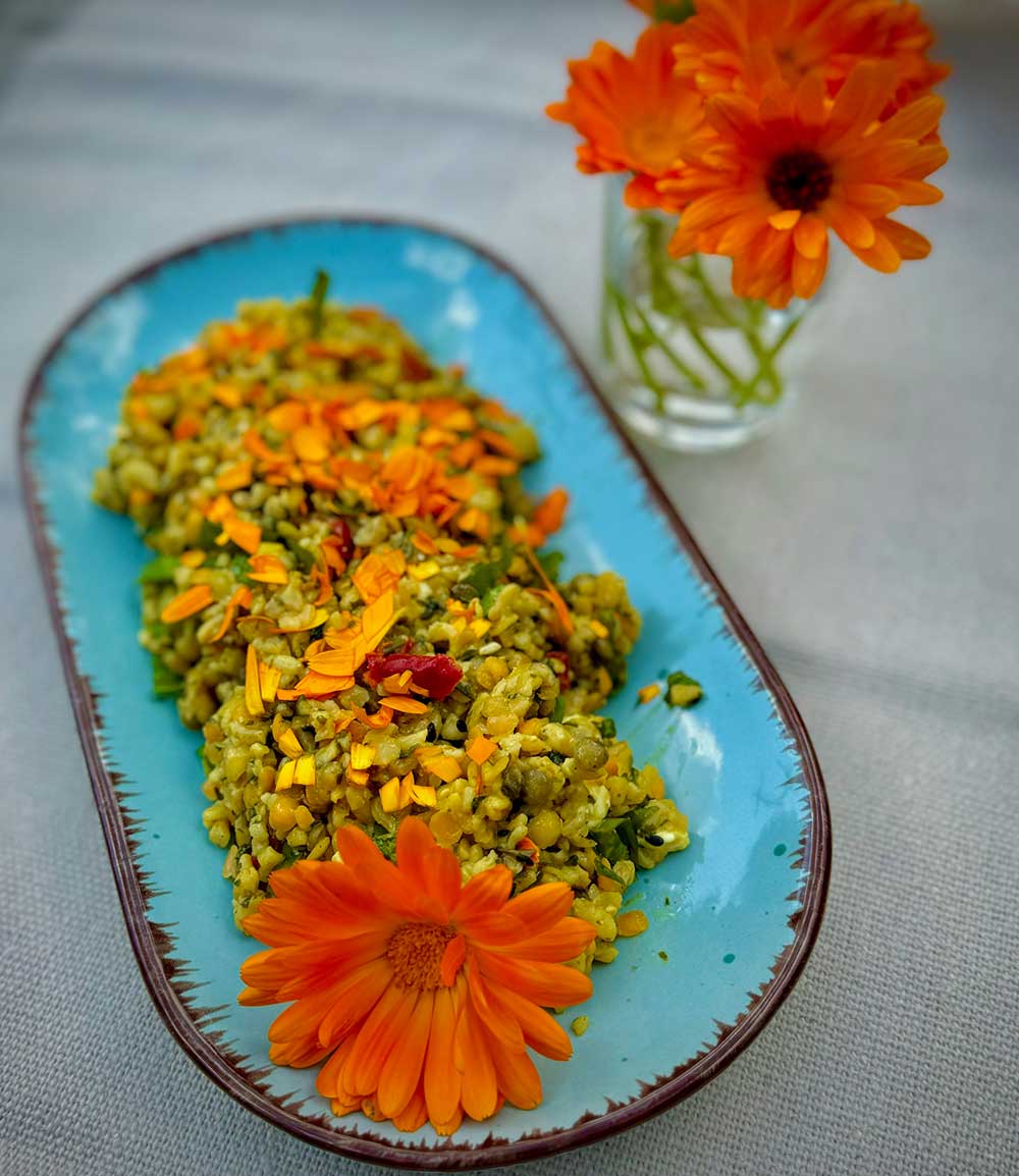 Ringelblumenbulgur Rezept