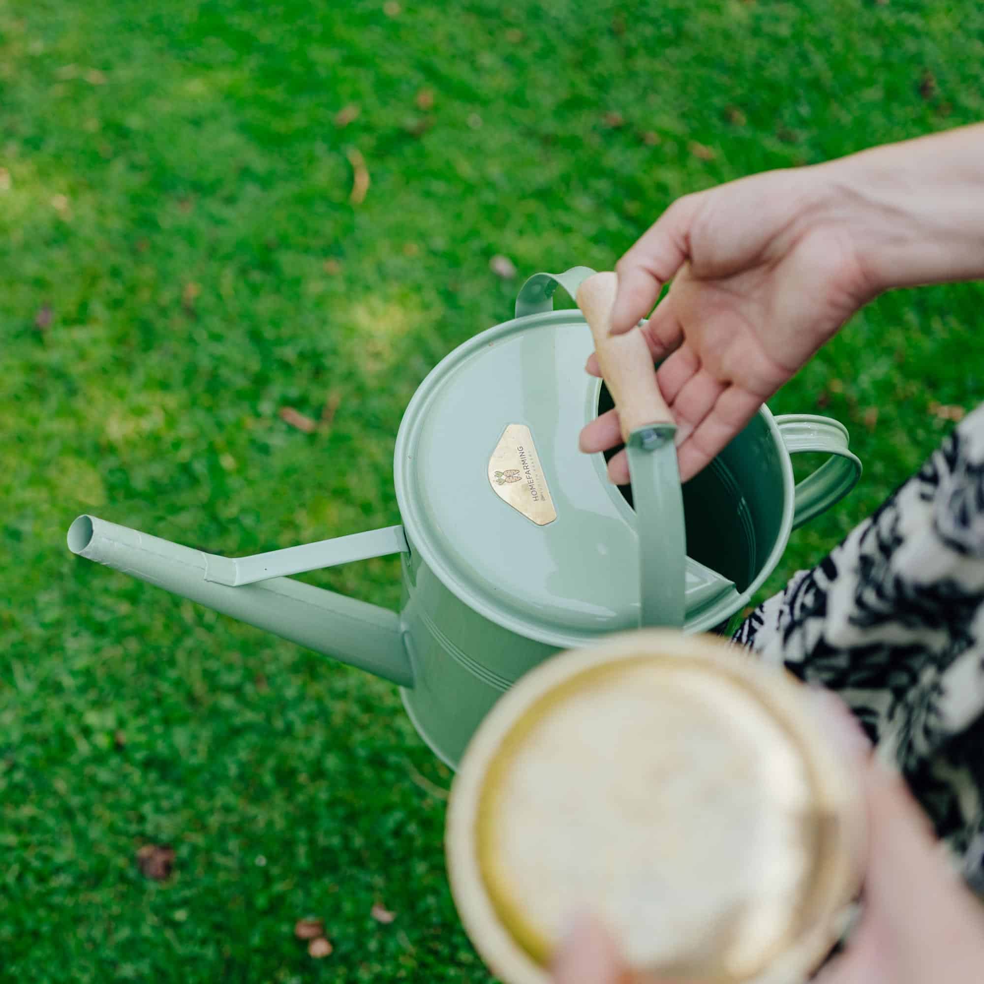 Gießkanne Homefarming 9 Liter grün