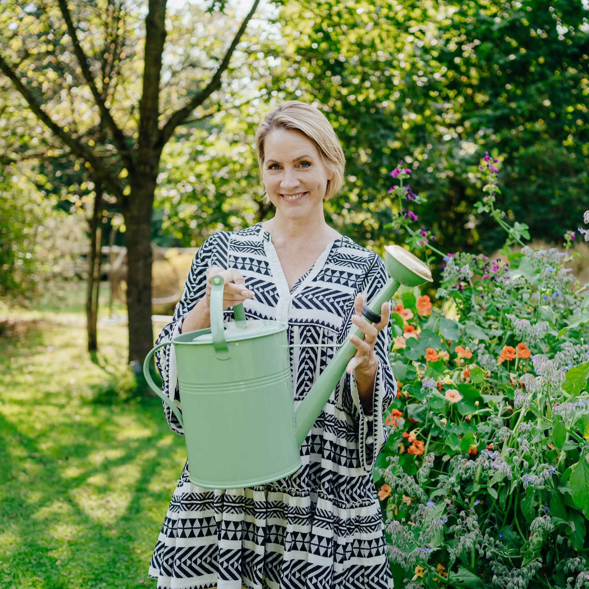 Gießkanne Homefarming 9 Liter grün