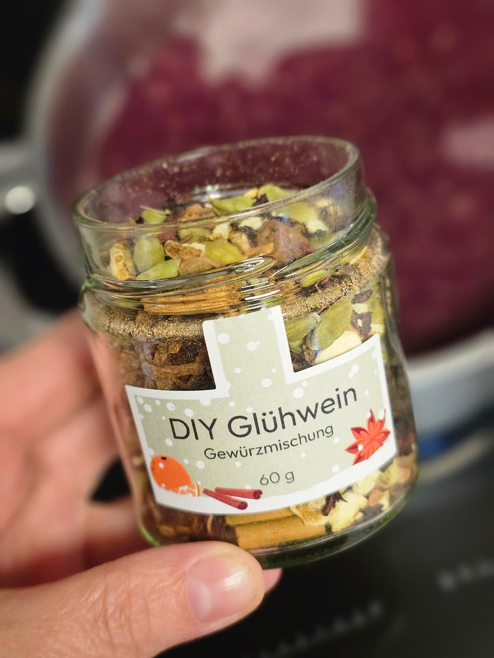 Glühweingewürz für den Sirup