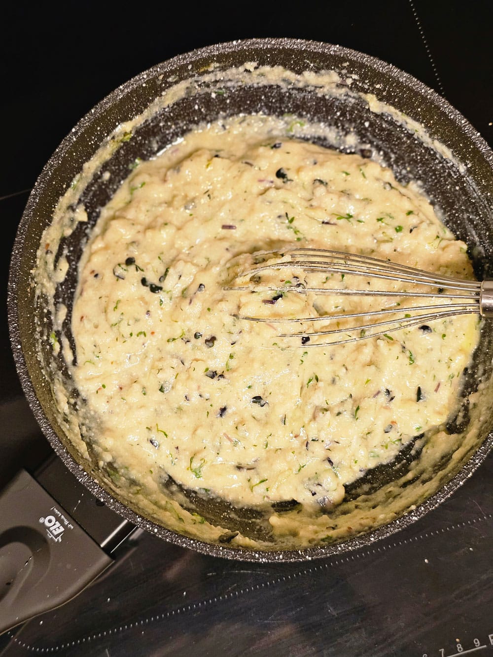 Kresse-Klößchen Rühren