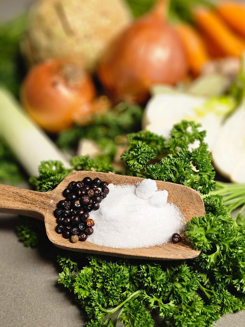 Soulfood Gemüsebrühe Zutaten
