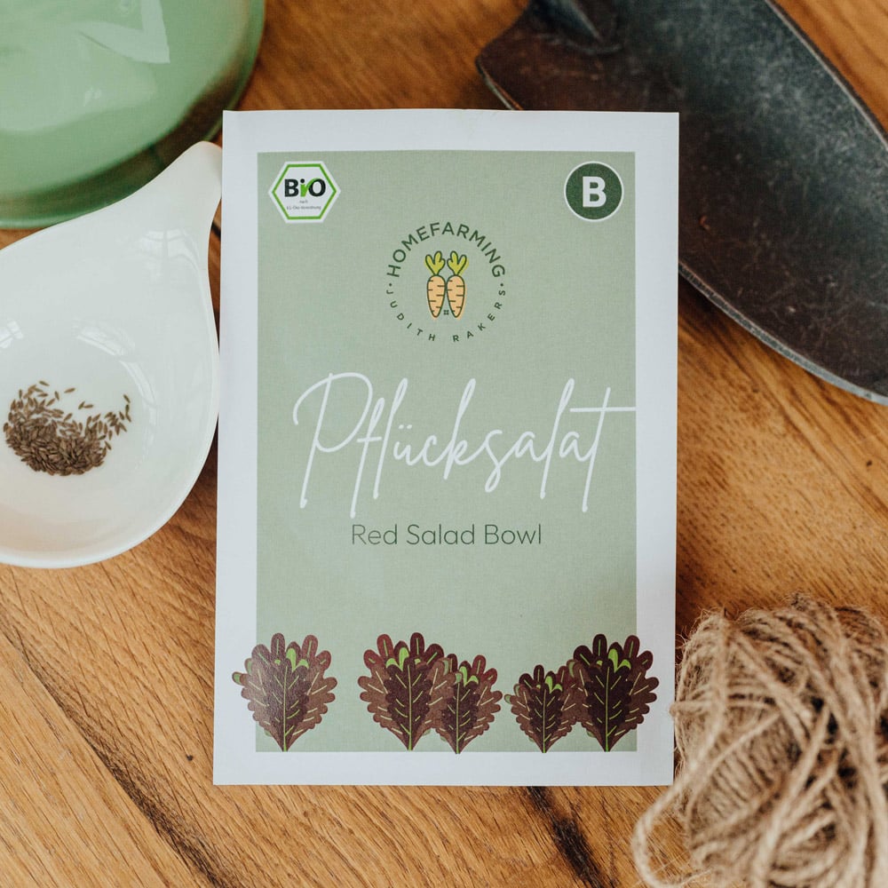 Pflücksalat Red Salad Bowl