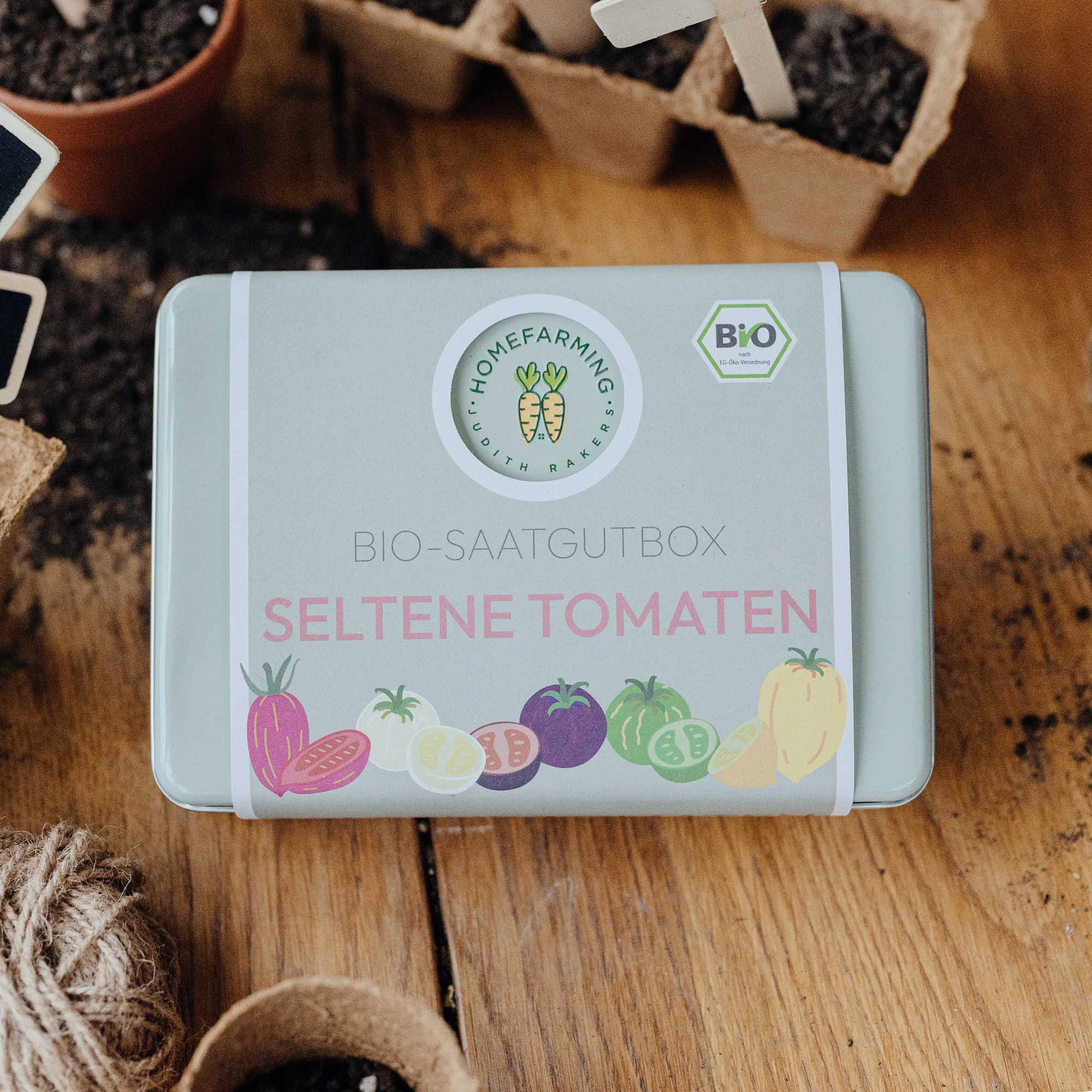 Bio-Saatgutbox Seltene Tomaten