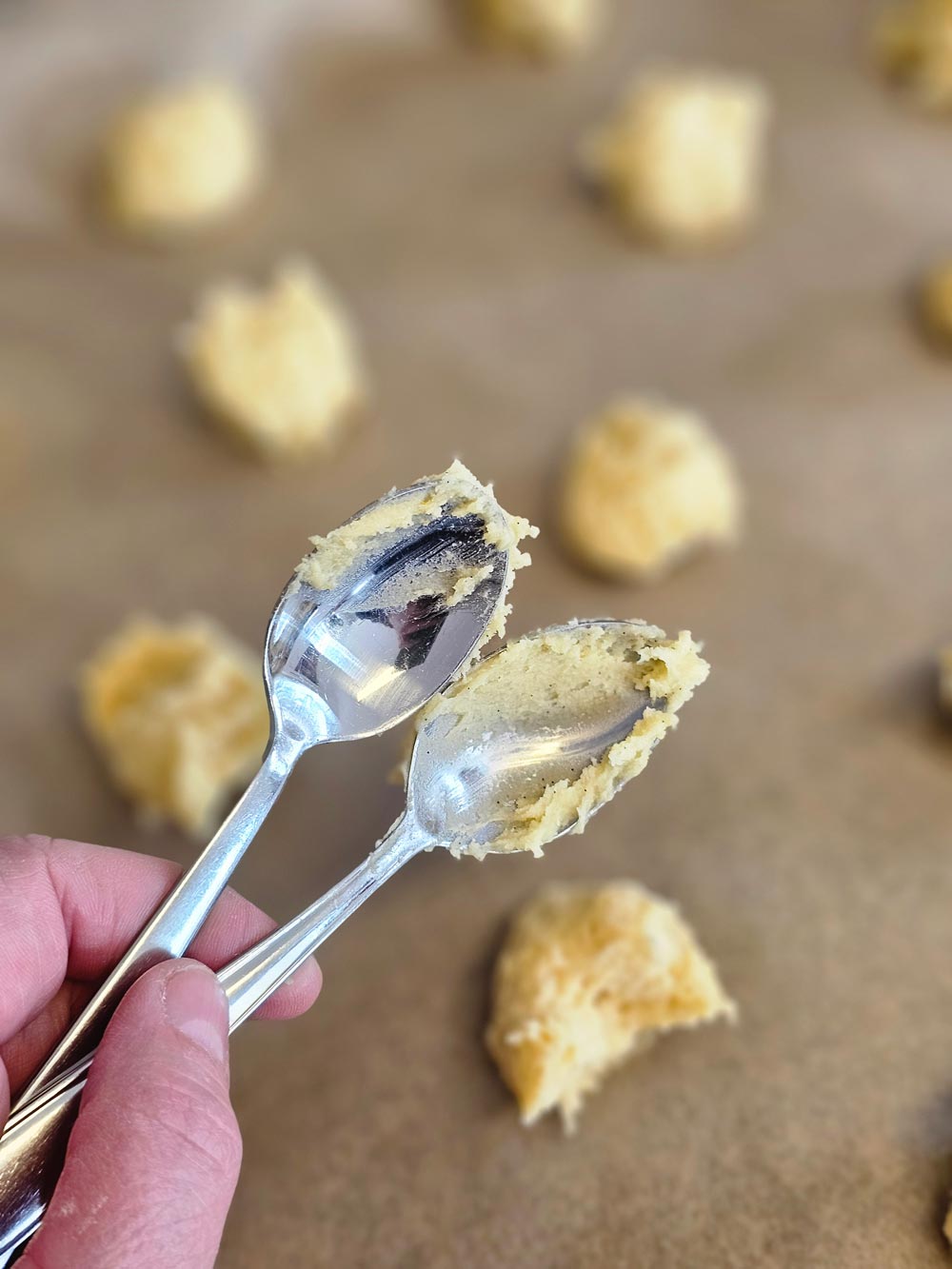 Bunte Taler in die richtige Form bringen