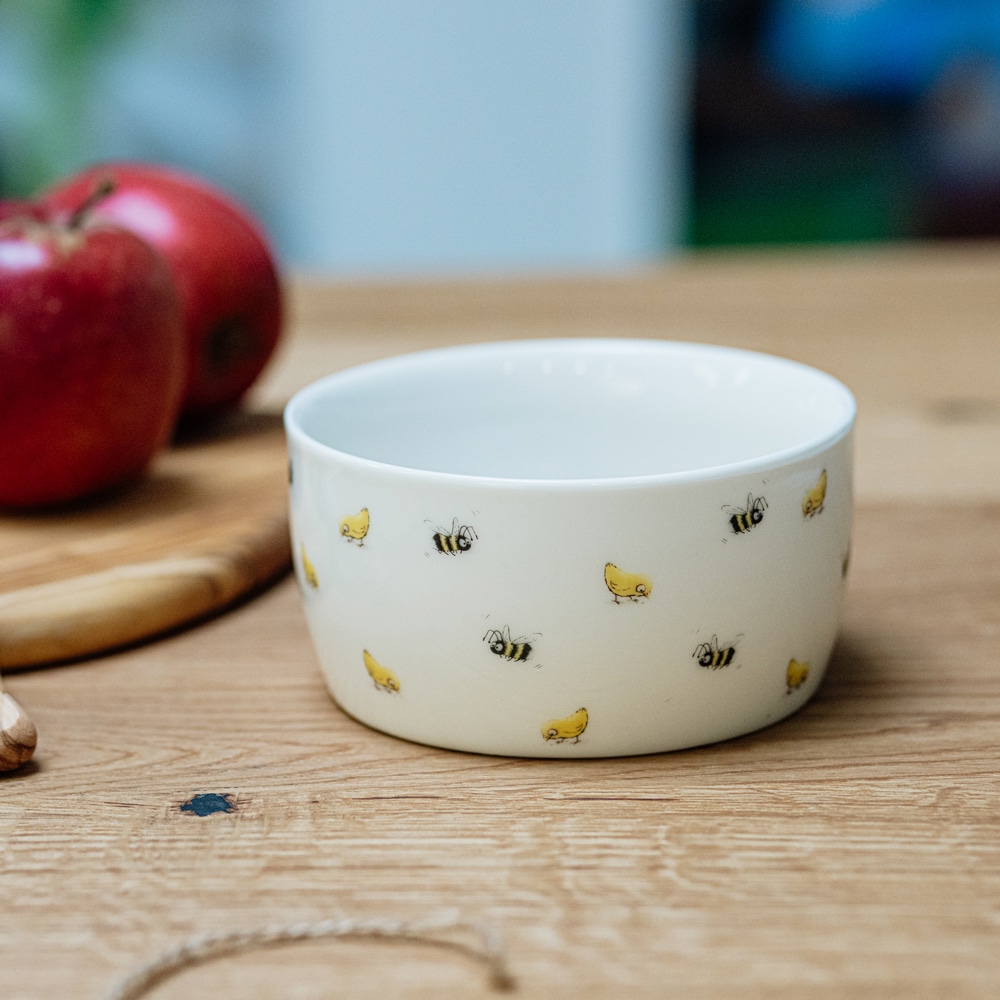 Porzellanschale "Reitstunde mit Charlie"