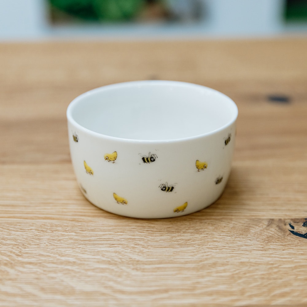 Porzellanschale "Reitstunde mit Charlie"