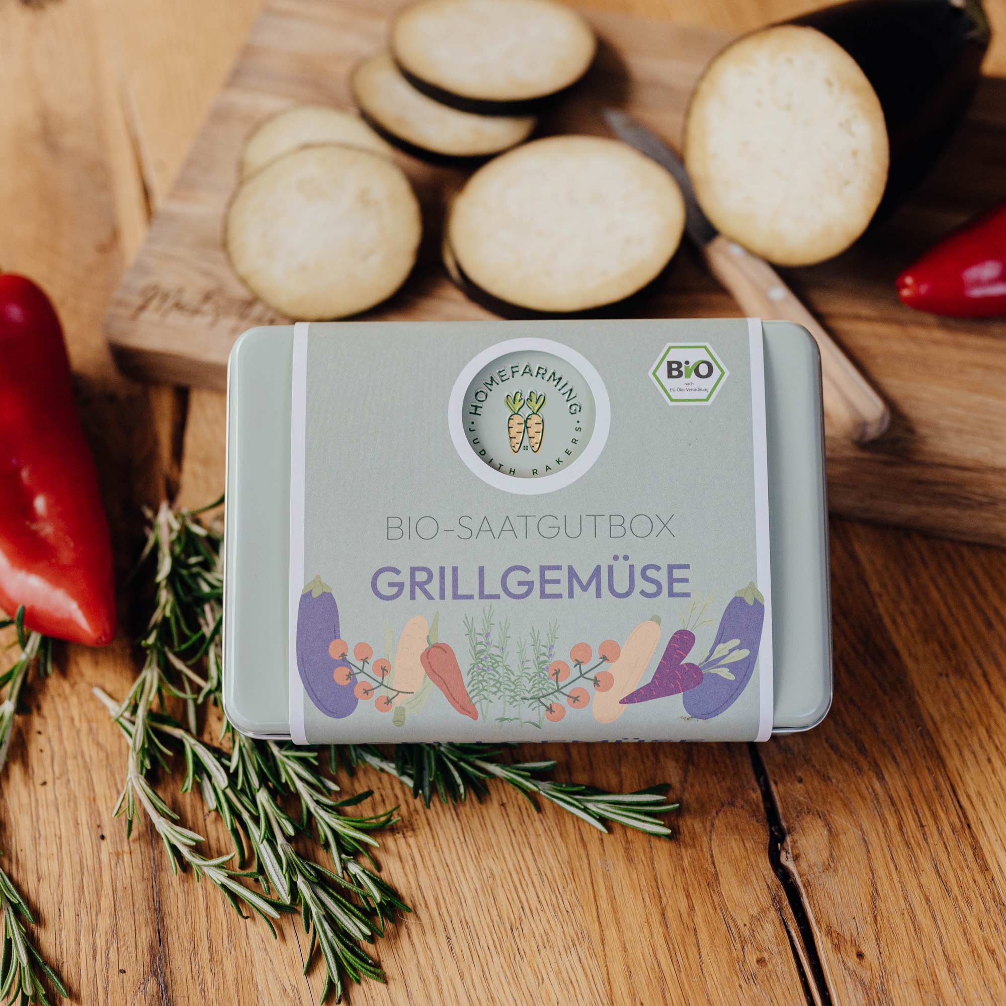 BIO-Saatgutbox Grillgemüse
